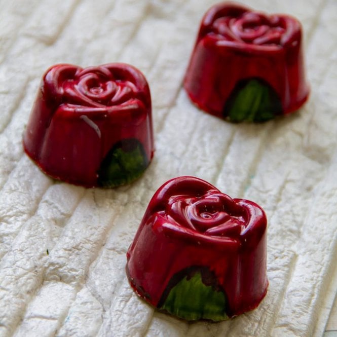 BWB Premium Peres Rose Petals Mould - 5 Cavity - Special Chocolate Mould