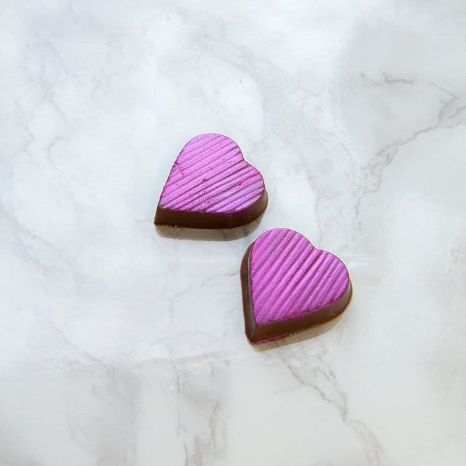 BWB Premium Scratched Heart Symphony Chocolate Mould - 15 Cavity - Simple Chocolate Mould