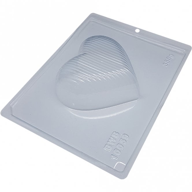 BWB Premium Striped Heart Symphony Mould - 350g - Special Chocolate Mould