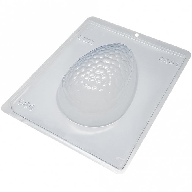 BWB Premium Textured Egg Gouge Delight Mould - 350g - Special Chocolate Mould