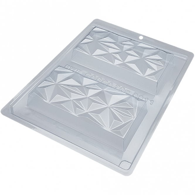 BWB Premium Triangulo Treasure Bar Mould - 2 Cavity - Special Chocolate Mould
