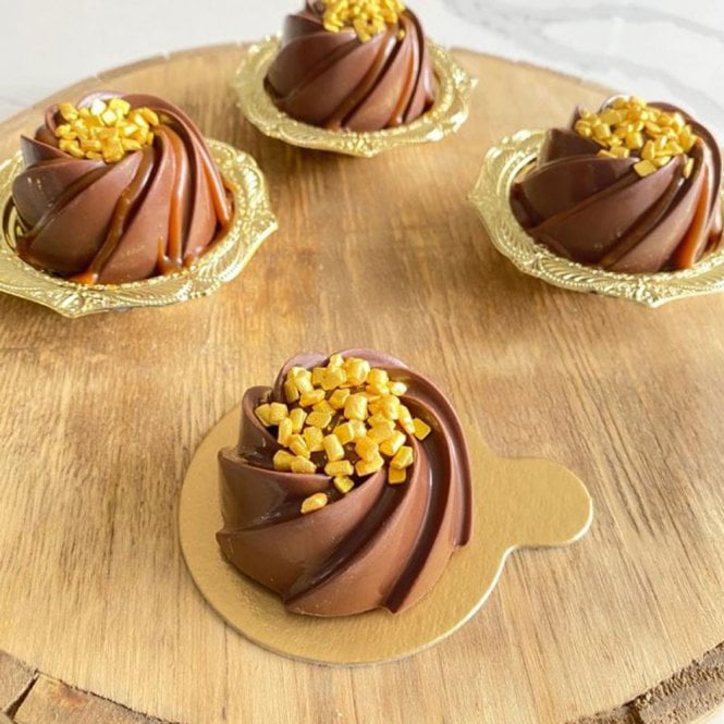 BWB Premium Winding Truffle Euphoria Chocolate Mould - 4 Cavity - Special Chocolate Mould