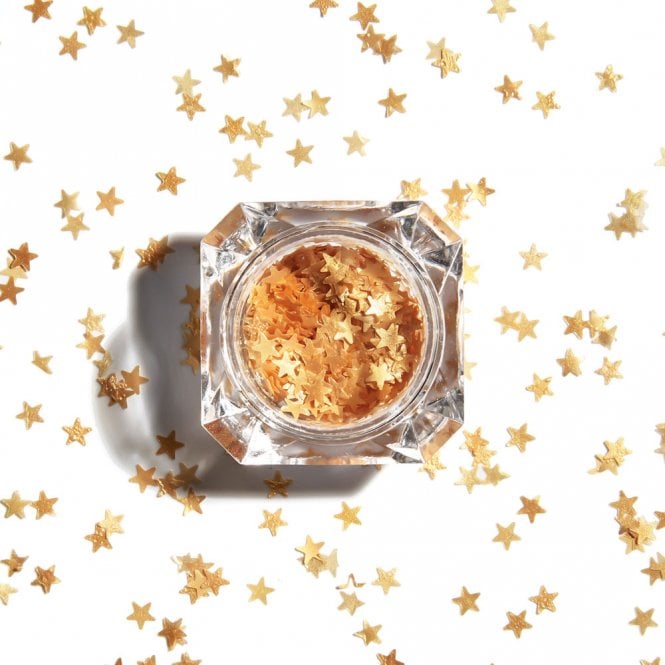 Cake Craft Company Edible Metallic Gold Glitter Stars - 3ml / 0.1oz