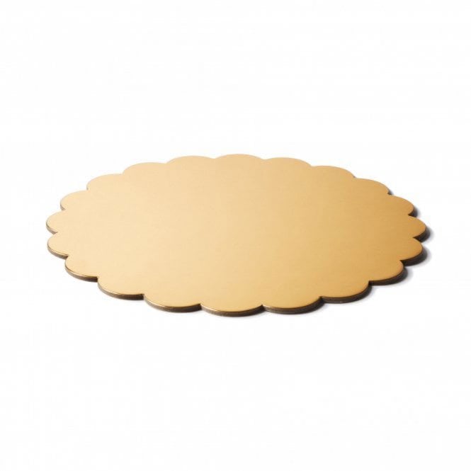 Cake Craft Company Gold - Scalloped Compressed Cake Boards - 3mm