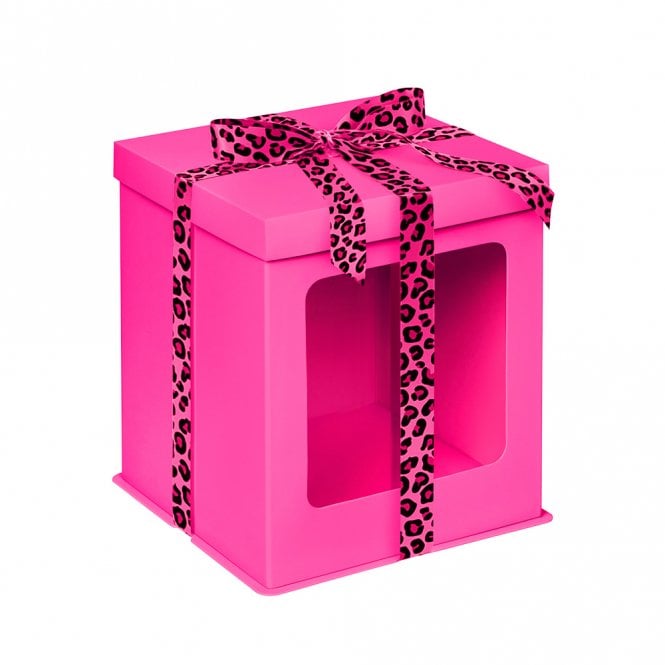 Cake Craft Company HOT PINK Tall Stylish Cake Box with Window