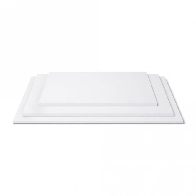 Cake Craft Company MATT White Rectangle Cake Board 5mm
