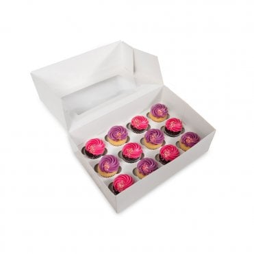 MINI Cupcake Boxes 3" Deep - Holds 12