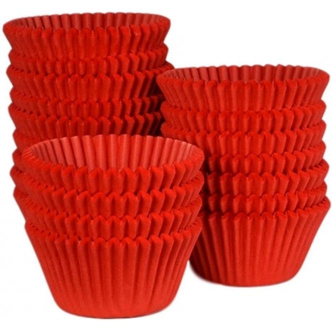 Cake Craft Company Red - Professional Quality Cupcake Cases, Bulk Pack of 500
