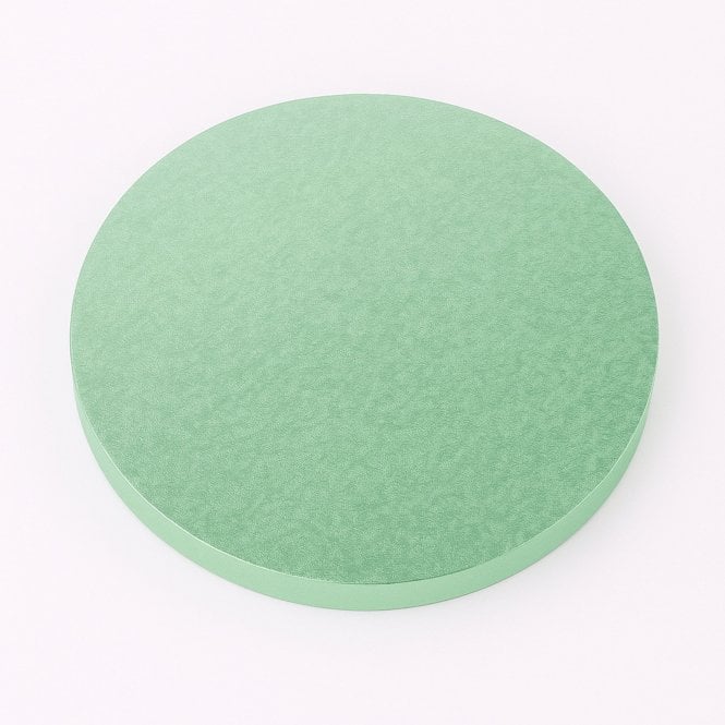 Cake Craft Company Round Light/Pale Green Foiled Cake Drum/Board - 12mm Thick