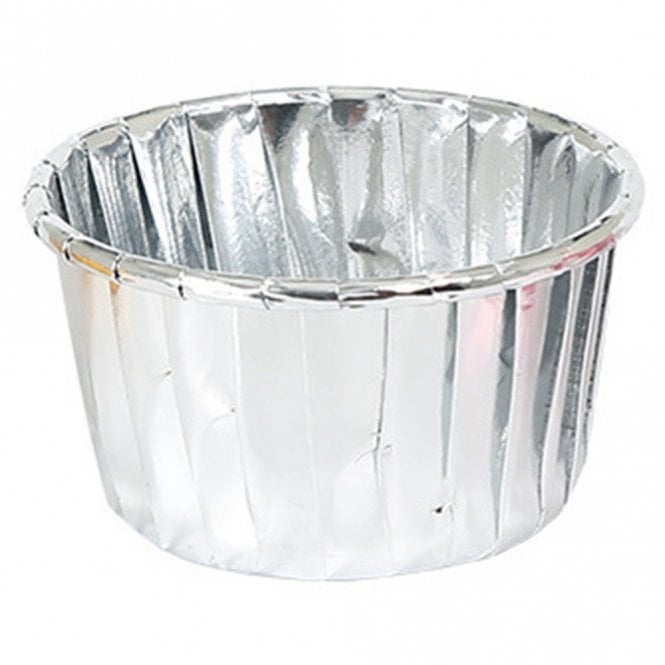 Cake Craft Company Silver Metallic Baking Cups - Pack of 50