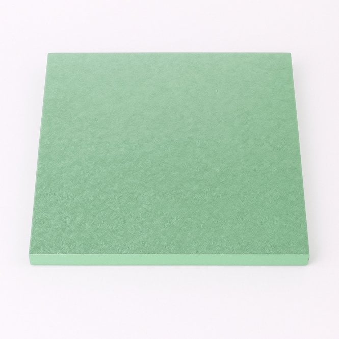 Cake Craft Company Square Light/Pale Green Foiled Cake Drum/Board - 12mm Thick