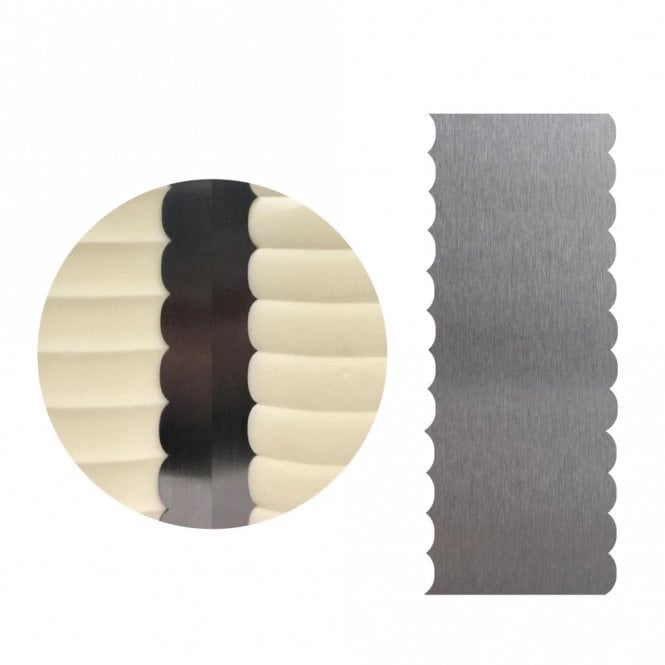 Cake Craft Company Stainless Steel Cake Scraper Decorating Comb - Style 25