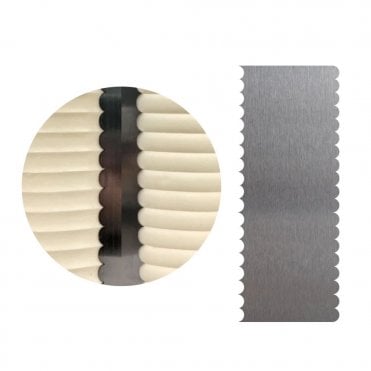 Stainless Steel Cake Scraper Decorating Comb - Style 26