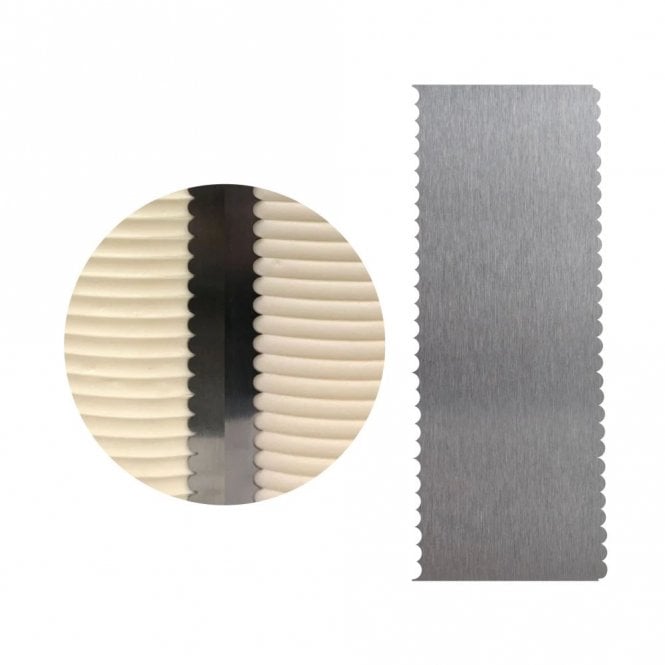 Cake Craft Company Stainless Steel Cake Scraper Decorating Comb - Style 27