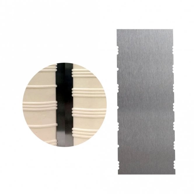 Cake Craft Company Stainless Steel Cake Scraper Decorating Comb - Style 28