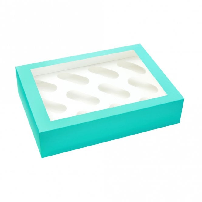 Cake Craft Company TIFFANY Premium Cupcake Boxes - Holds 12