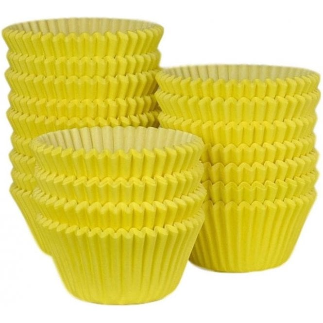 Cake Craft Company Yellow - Professional Quality Cupcake Cases, Bulk Pack of 500