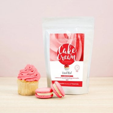 Cake Cream Vivid Red 400g 