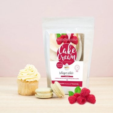 Cake Cream Whisper White Raspberry 400g 