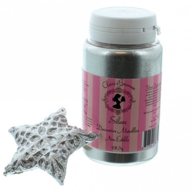 Cake Lace Silver - Decorative Metallics Lustre Dust 28.3g