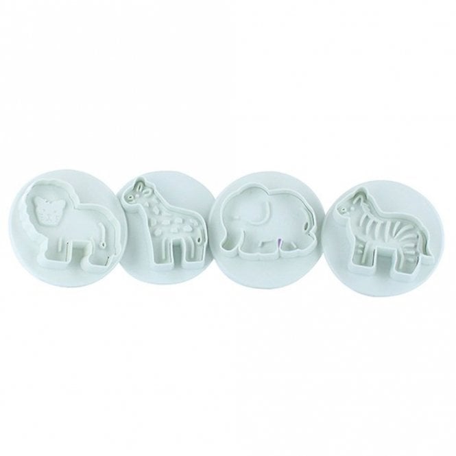 Cake Star Jungle Animals Plunger Cutter Set
