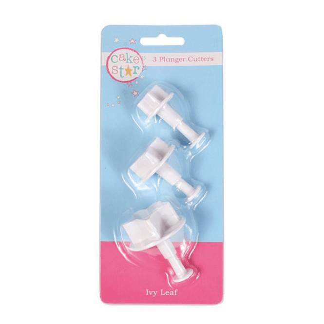 Cake Star Plunger Cutter Ivy 3 Piece