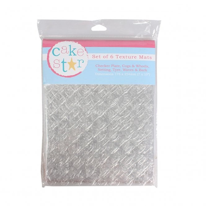 Cake Star Set of 6 Texture Mats 7x10