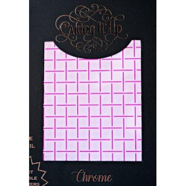 CHROME - Cake Stencil by Karen Reeves
