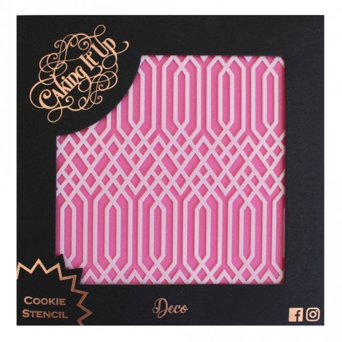 Caking It Up Cookie Stencil - Deco