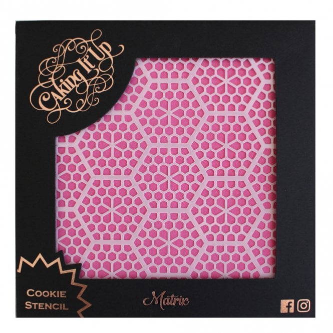 Caking It Up Cookie Stencil - Matrix