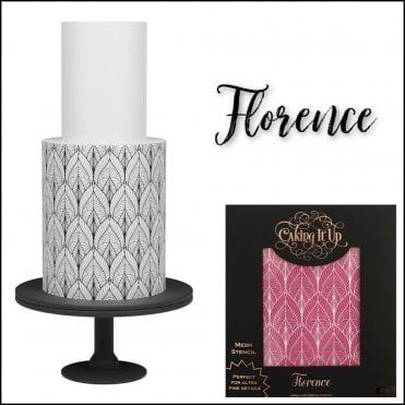 FLORENCE Mesh Cake Stencil by Karen Reeves