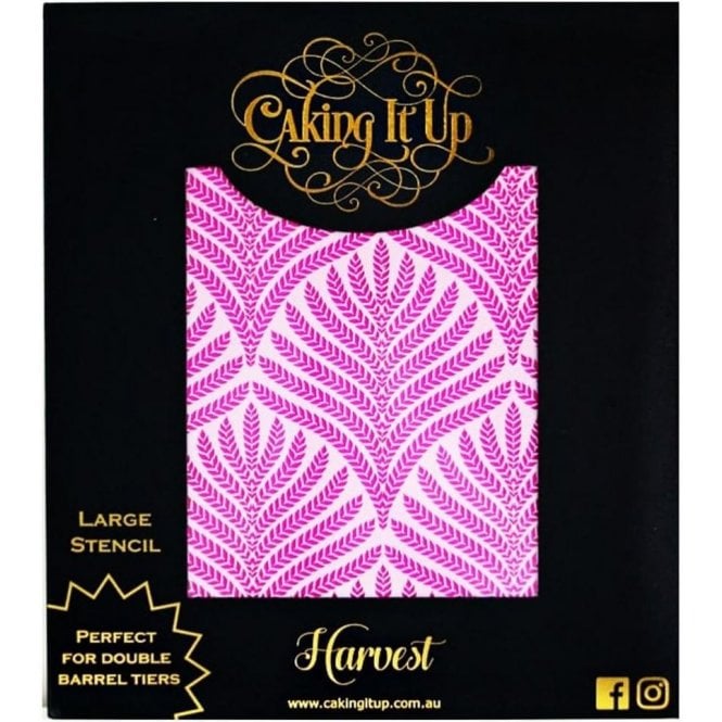Caking It Up HARVEST - Cake Stencil by Karen Reeves