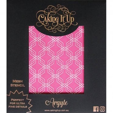 Mesh Stencil - Argyle
