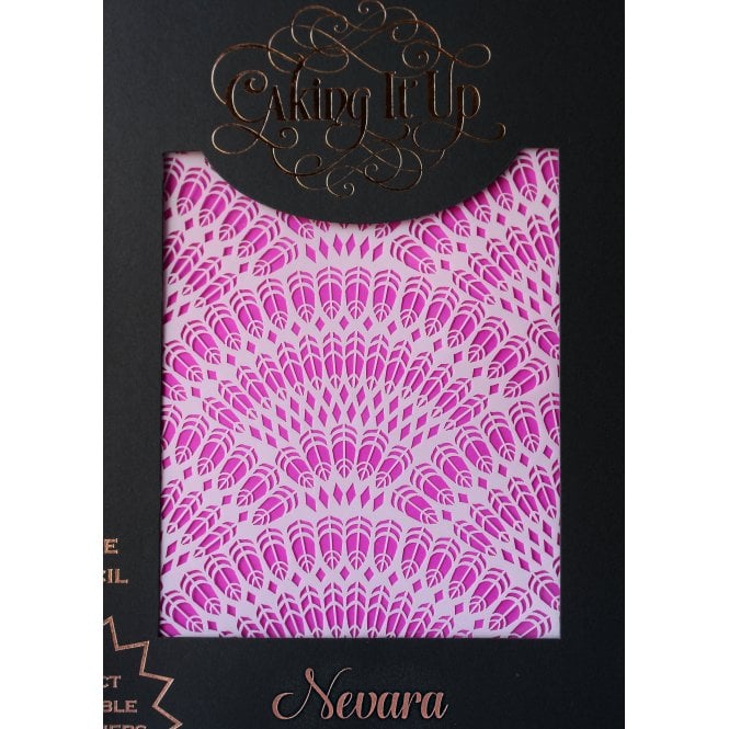 Caking It Up NEVARA - Cake Stencil by Karen Reeves