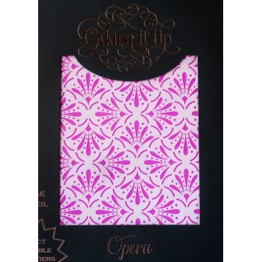 OPERA - Cake Stencil by Karen Reeves