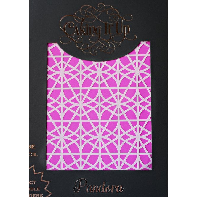 Caking It Up PANDORA - Cake Stencil by Karen Reeves