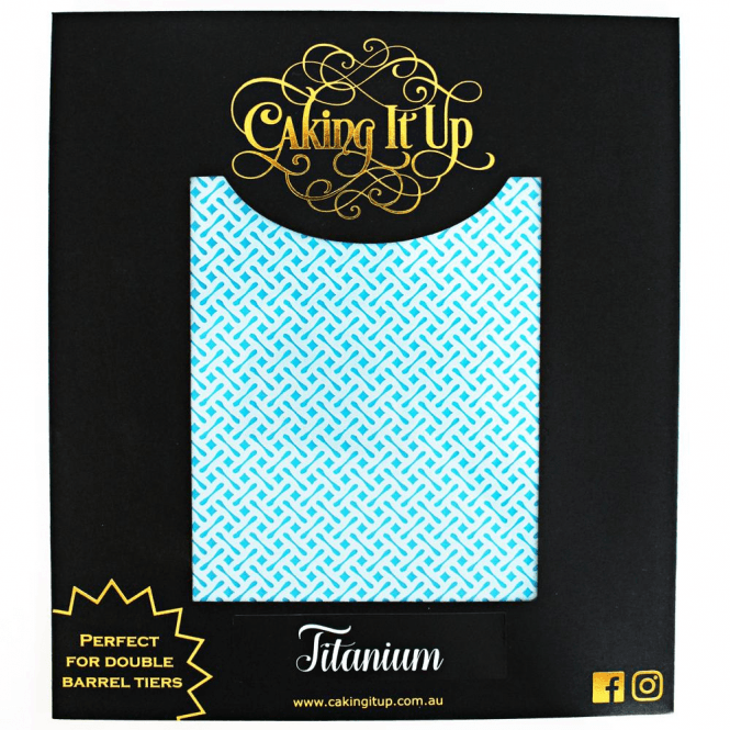 Caking It Up TITANIUM - Cake Stencil by Karen Reeves