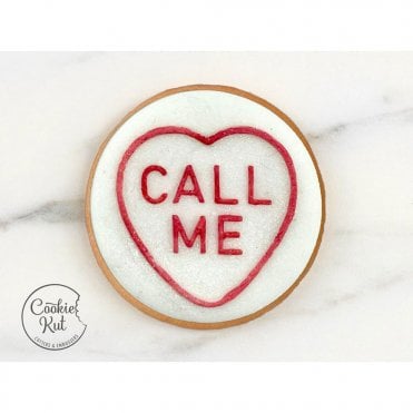 CALL ME - Valentine's Day Reverse Embosser Stamp