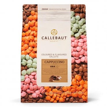 Callebaut Cappuccino Blend Of Milk And White Chocolate With Coffee Callets - 2.5kg
