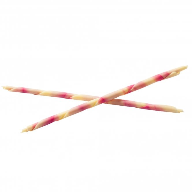 Callebaut Chocolate Bar - XL Pencil, Pink Marbled, 20cm, Mona Lisa 115PCS