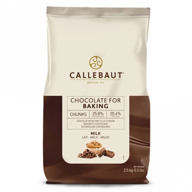 Callebaut Milk Chocolate Chunks For Baking