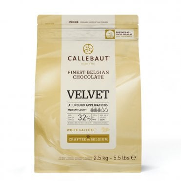 Callebaut Velvet White Chocolate Callets 32% - 2.5kg
