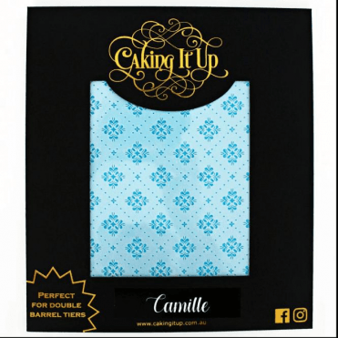 CAMILLE - Cake Stencil by Karen Reeves