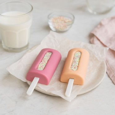Center Channel Cylinder Cake Mould - 8-Cavity Silicone Popsicle Form