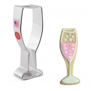 Champagne Glass Cookie Cutter – Raise a Toast in Treats