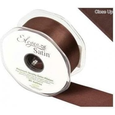 Chocolate - Double Faced Satin Ribbon
