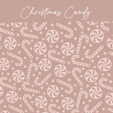 Christmas Candy Embossing Parchment Sheets - Pack of 6