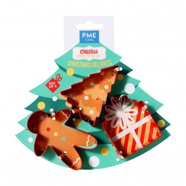 Christmas Cookie Cutter Set - Christmas Delights - Set of 3