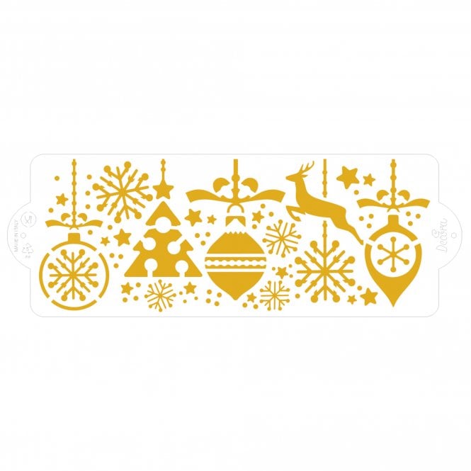 Decora Christmas Decorations Stencil 25cm