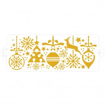 Christmas Decorations Stencil 25cm
